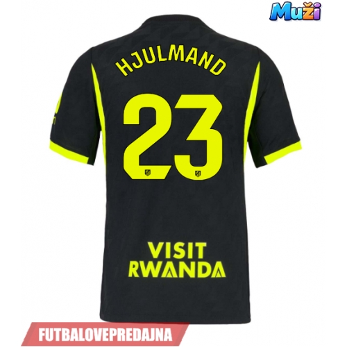 Lacne Muži Futbalové dres Atletico Madrid Morten Hjulmand #23 2026-27 Krátky Rukáv - Preč